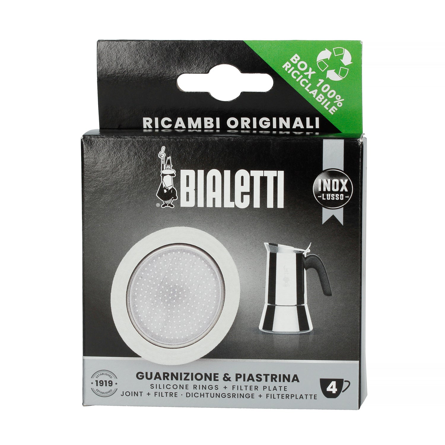 Gasket and Filter Replacement Set, 4 Cup