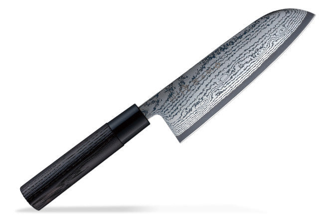 Shippu Black DP Damascus Santoku 165mm