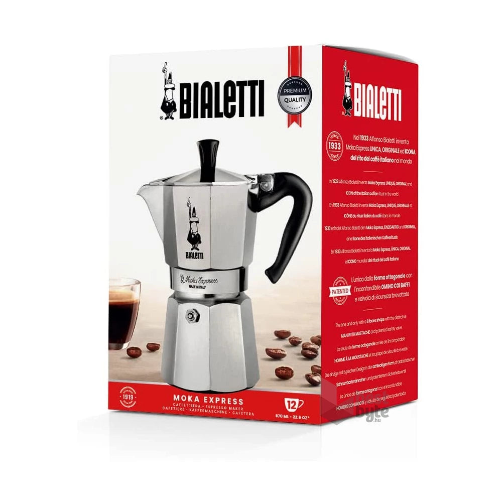 Moka Express Coffee Maker, 12 Cup