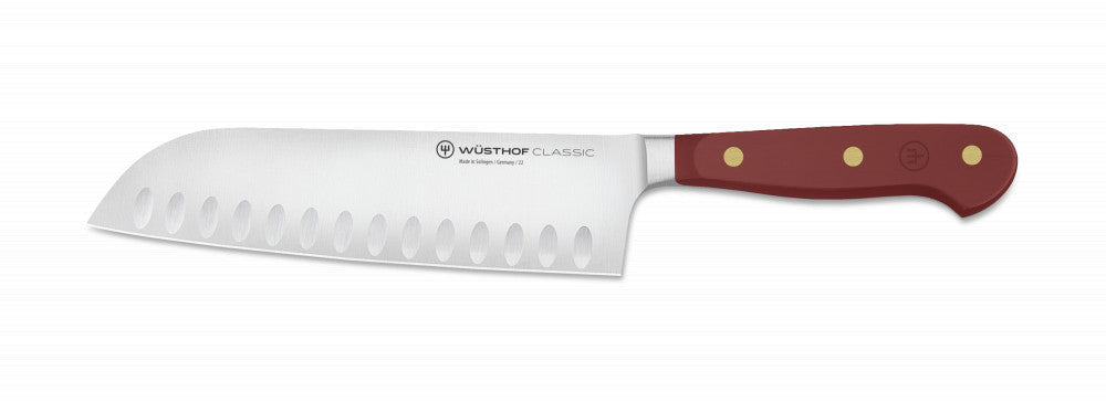 Classic Colour Santoku 17 cm Ribbed Tasty Sumac