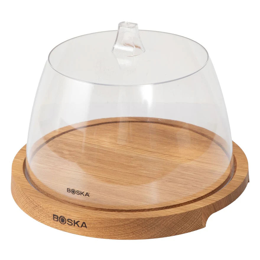Round Serving Board Friends with Dome
