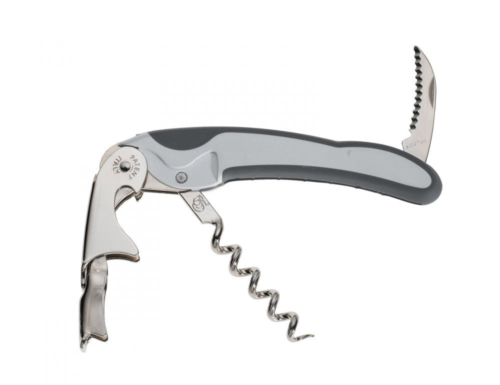 Waiter Opener with Blade White & Gray