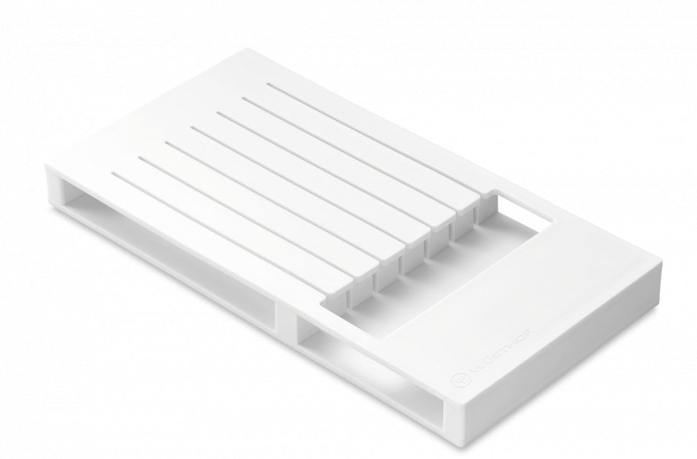 Knife Holder Drawer 7 Compartments White